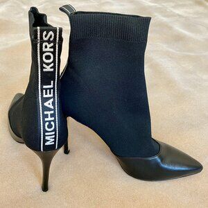 Michael Kors Vicky Stretch Heeled Boot 8.5